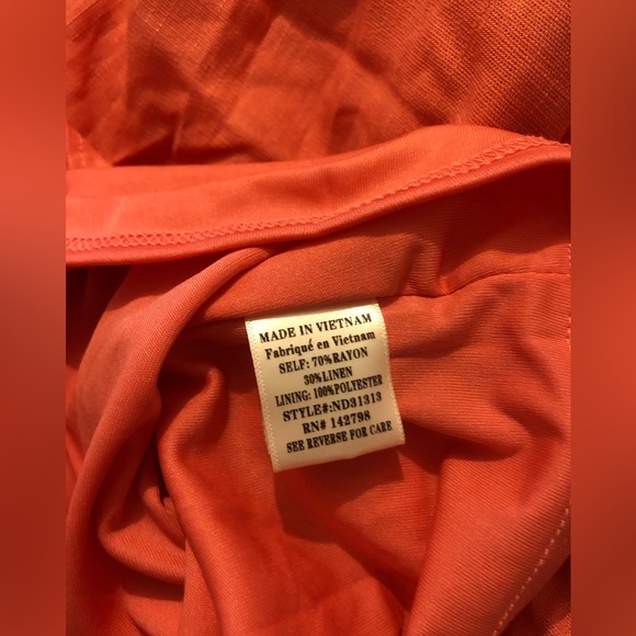 NWT Very J New In Coral Dress - Picture 6 of 6